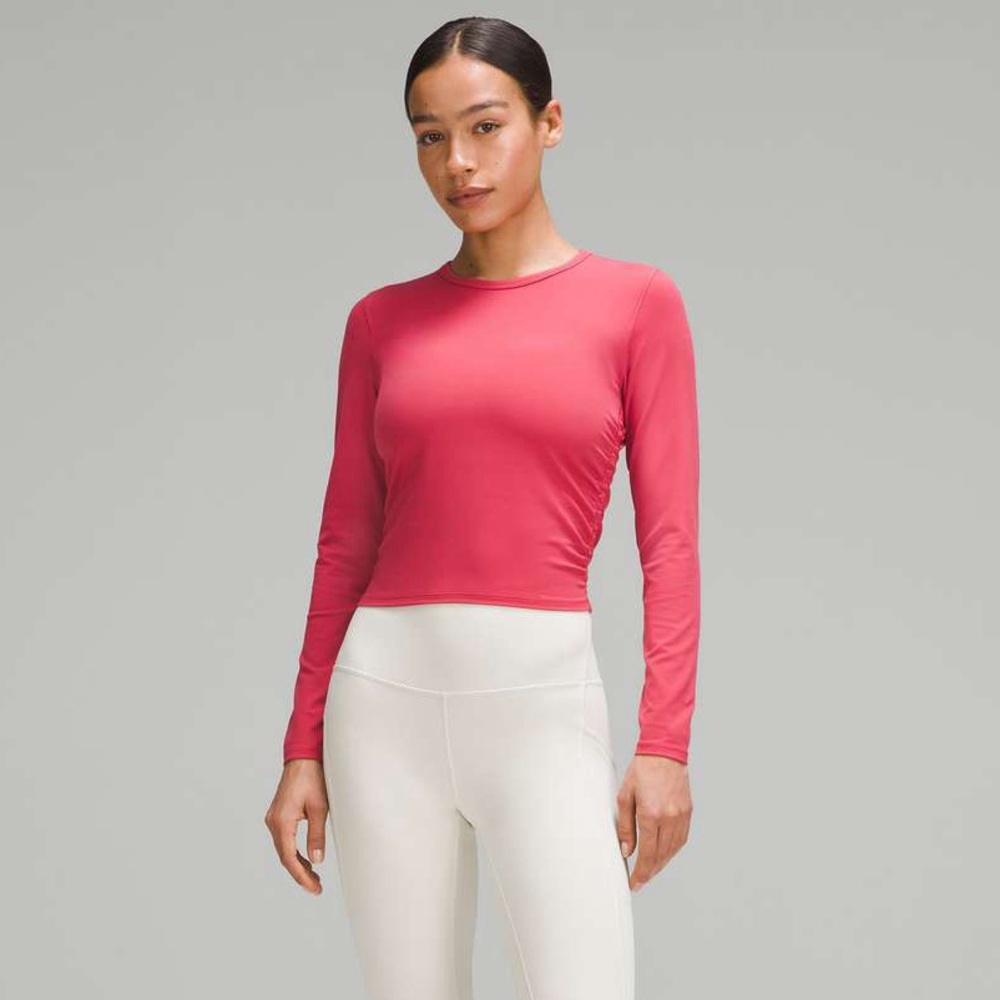 NWT Lululemon All It Takes Nulu Long-Sleeve Shirt in Vintage Rose - Size 10